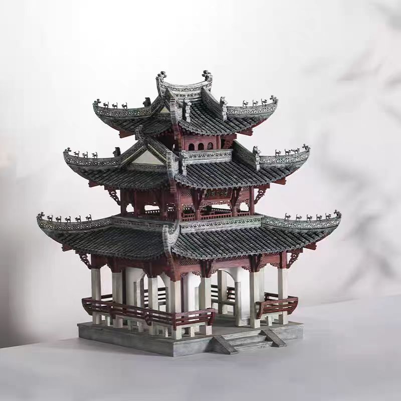 FengYuTongZhou Pavilion's Mortise-and-Tenon Joint Ancient Architecture model