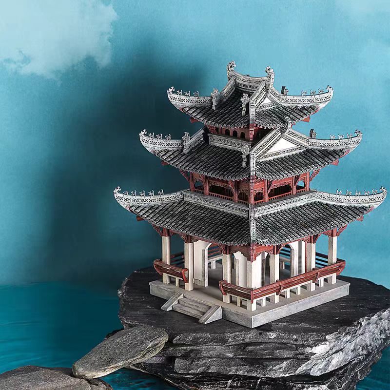 FengYuTongZhou Pavilion's Mortise-and-Tenon Joint Ancient Architecture model