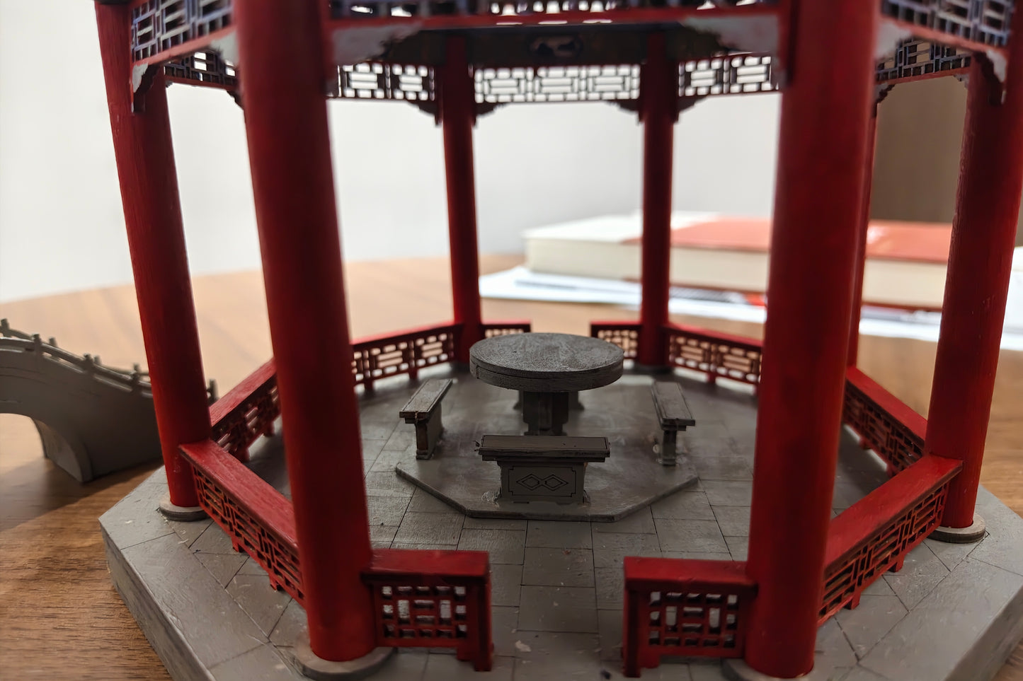 CuiWei Pavilion-Modèle d'architecture ancienne chinoise