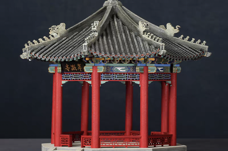 CuiWei Pavilion-Modèle d'architecture ancienne chinoise