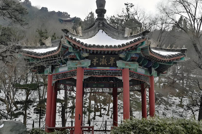 CuiWei Pavilion-Modèle d'architecture ancienne chinoise