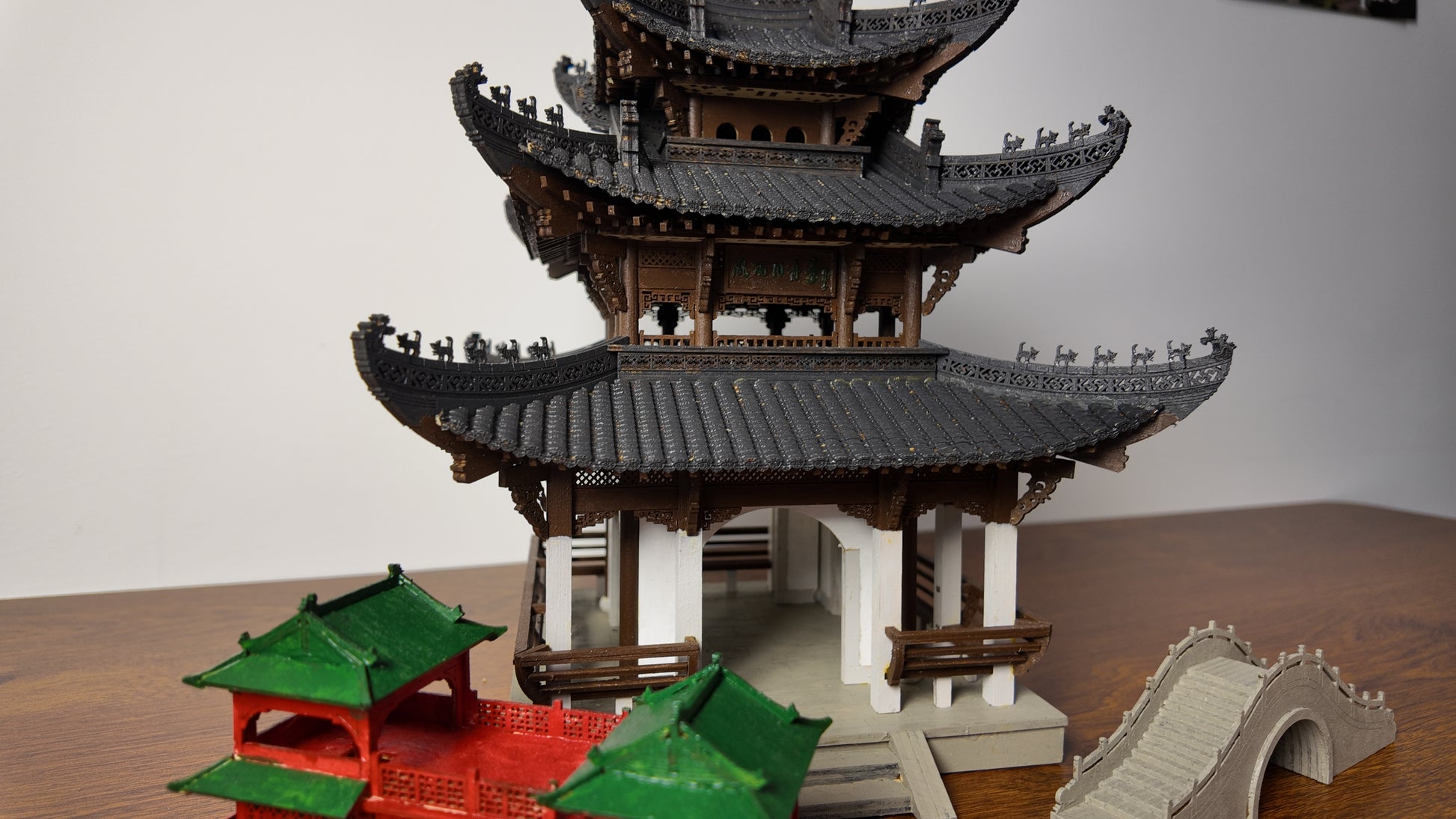 FengYuTongZhou Pavilion's Mortise-and-Tenon Joint Ancient Architecture model