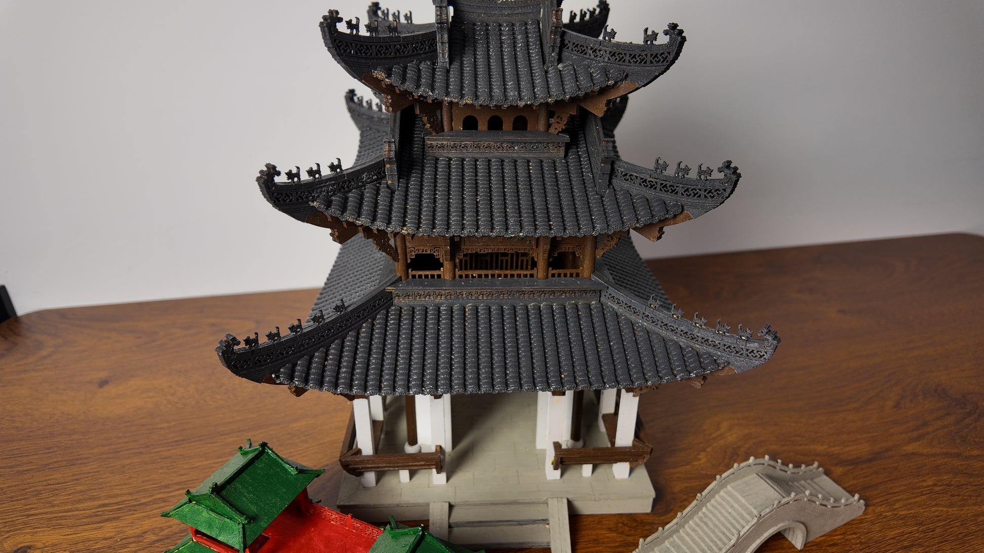 FengYuTongZhou Pavilion's Mortise-and-Tenon Joint Ancient Architecture model