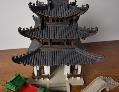 FengYuTongZhou Pavilion's Mortise-and-Tenon Joint Ancient Architecture model