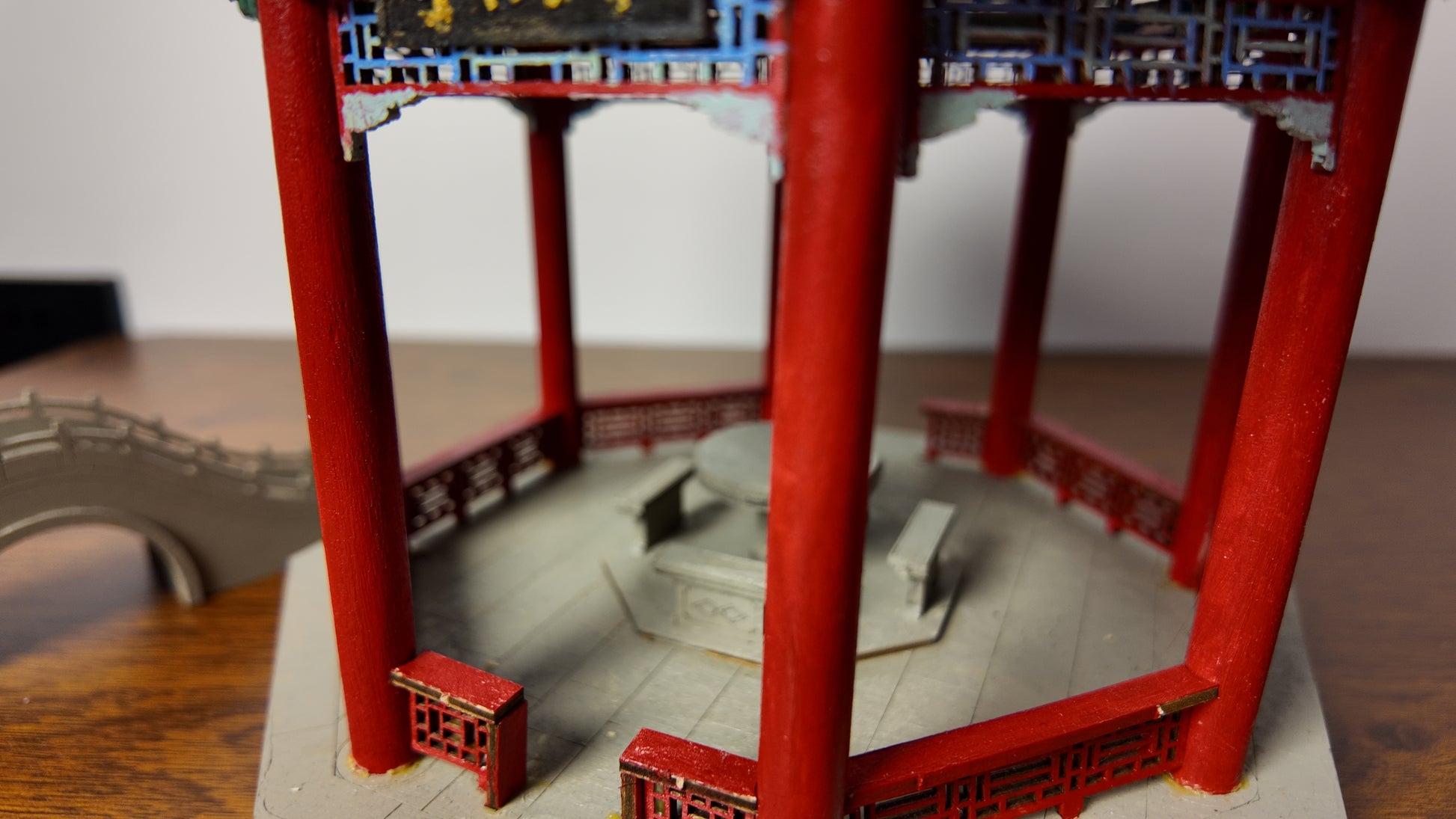 CuiWei Pavilion-Chinese Ancinet Architecture Model