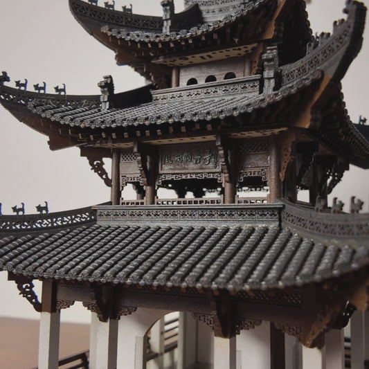 FengYuTongZhou Pavilion's Mortise-and-Tenon Joint Ancient Architecture model